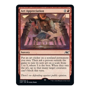 Art Appreciation (UNF) #99 Common (Lightly Played) Unfinity Magic: The Gathering: 2022