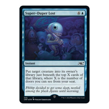 Super Duper Lost Galaxy Foil (UNF) #345 Common (Foil Near Mint) Unfinity Magic: The Gathering: 2022