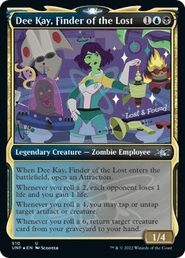 Dee Kay Finder of the Lost Showcase Galaxy Foil (UNF) #510 Uncommon (Foil Near Mint) Unfinity Magic: The Gathering: 2022