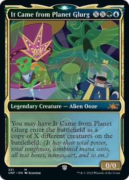 It Came from Planet Glurg Showcase (UNF) #261 Mythic Rare Unfinity Magic: The Gathering: 2022