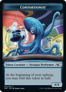 Contortionist Double Sided Token (UNF) #4 T (Lightly Played) Unfinity Magic: The Gathering: 2022