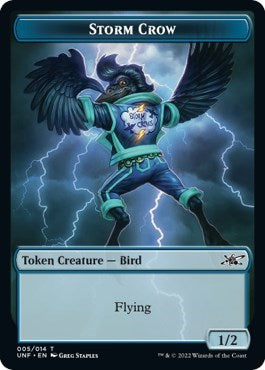 Storm Crow Token (UNF) #5 T (Lightly Played) Unfinity Magic: The Gathering: 2022