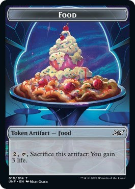 2022 Magic: Unfinity (UNF) - Food Token 010 (#10, T) (Lightly Played)
