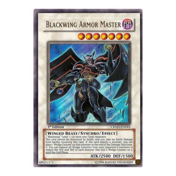 Blackwing Armor Master (CRMS) #CRMS-EN041 Ultra Rare (1st Edition Lightly Played) Crimson Crisis YuGiOh: 2009