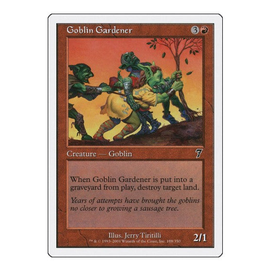 Goblin Gardener (7ED) #188 Common (Lightly Played) 7th Edition Magic: The Gathering: 2001