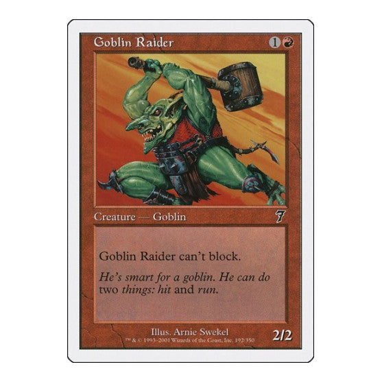 Goblin Raider (7ED) #192 Common 7th Edition Magic: The Gathering: 2001
