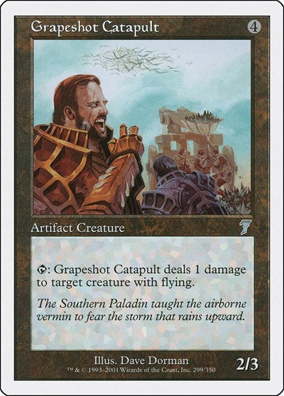 Grapeshot Catapult (7ED) #299★ Uncommon (Lightly Played) 7th Edition Magic: The Gathering: 2001