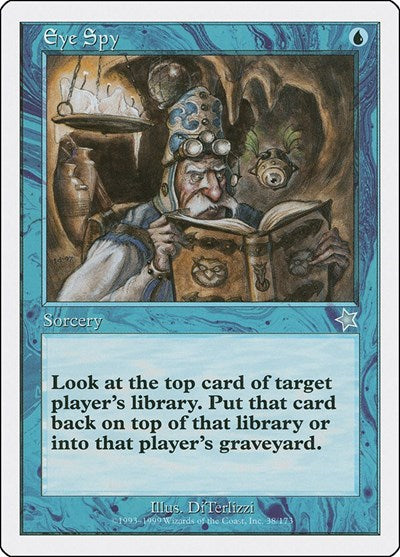 Eye Spy (S99) #38 Uncommon (Lightly Played) Starter 1999 Magic: The Gathering: 1999