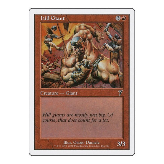 Hill Giant (7ED) #196 Common (Lightly Played) 7th Edition Magic: The Gathering: 2001