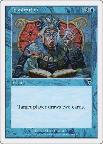 Inspiration (7ED) #81 Common (Damaged) 7th Edition Magic: The Gathering: 2001
