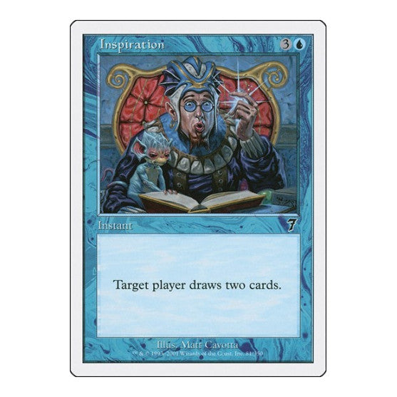 Inspiration (7ED) #81 Common (Damaged) 7th Edition Magic: The Gathering: 2001