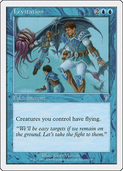 Levitation (7ED) #82★ Uncommon (Moderately Played) 7th Edition Magic: The Gathering: 2001