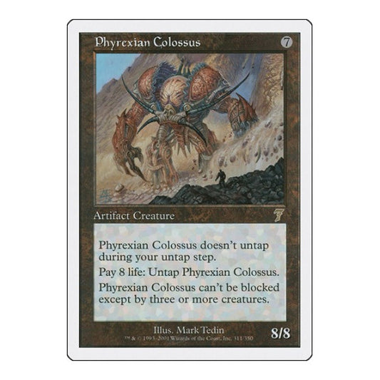 Phyrexian Colossus (7ED) #311 Rare (Lightly Played) 7th Edition Magic: The Gathering: 2001