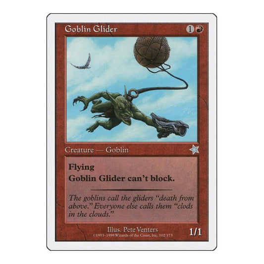 Goblin Glider (S99) #102 Uncommon Starter 1999 Magic: The Gathering: 1999