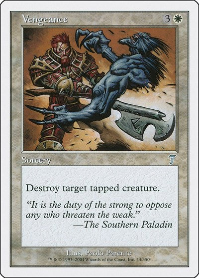 Vengeance (7ED) #54★ Uncommon (Lightly Played) 7th Edition Magic: 2001