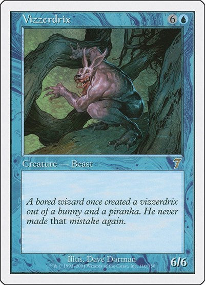 Vizzerdrix (7ED) #110★ Rare 7th Edition Magic: 2001