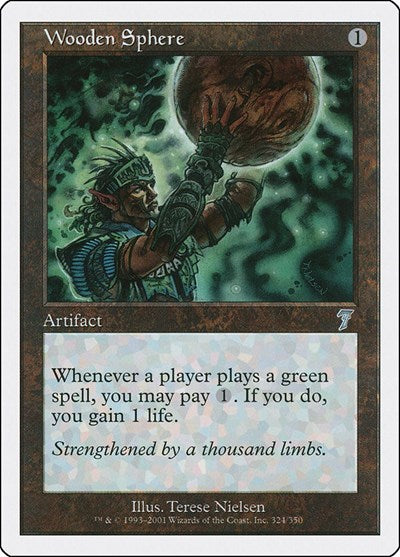 Wooden Sphere (7ED) #324★ Uncommon (Damaged) 7th Edition Magic: The Gathering: 2001
