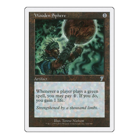 Wooden Sphere (7ED) #324 Uncommon (Damaged) 7th Edition Magic: The Gathering: 2001