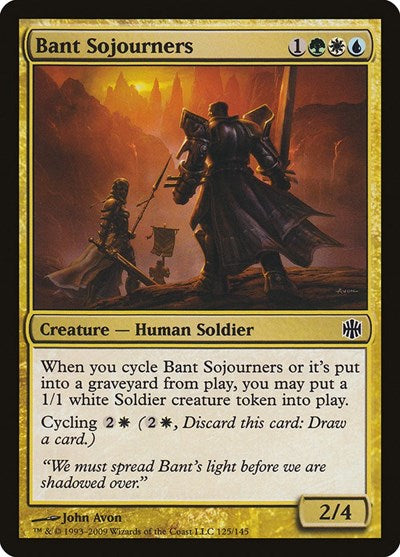 Bant Sojourners (ARB) #125 Common (Moderately Played) Alara Reborn Magic: The Gathering: 2009