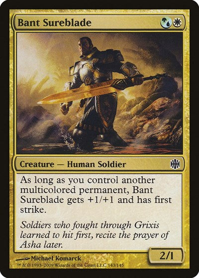 Bant Sureblade (ARB) #143 Common (Lightly Played) Alara Reborn Magic: 2009