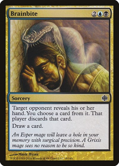 Brainbite (ARB) #18 Common (Moderately Played) Alara Reborn Magic: The Gathering: 2009