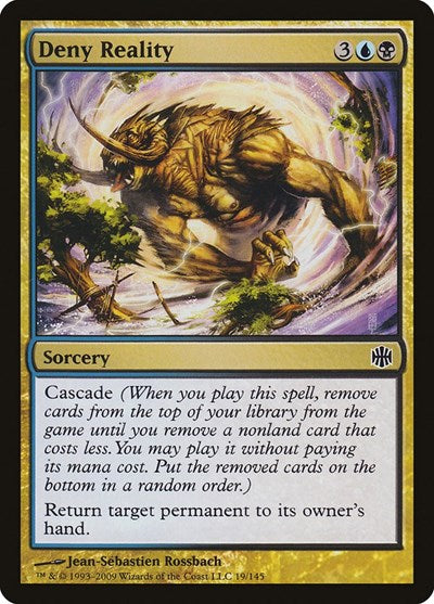 Deny Reality (ARB) #19 Common (Lightly Played) Alara Reborn Magic: 2009