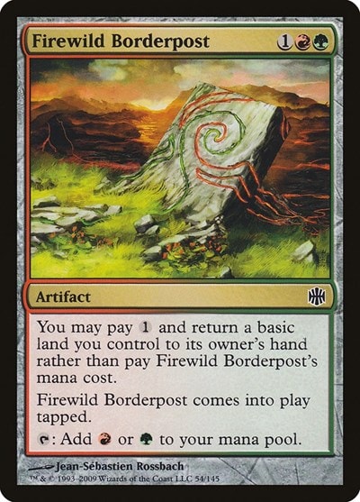Firewild Borderpost (ARB) #54 Common Alara Reborn Magic: The Gathering: 2009