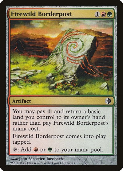 Firewild Borderpost (ARB) #54 Common Alara Reborn Magic: 2009