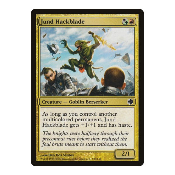 Jund Hackblade (ARB) #138 Common (Moderately Played) Alara Reborn Magic: The Gathering: 2009