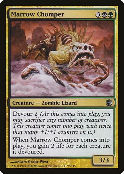 Marrow Chomper (ARB) #93 Uncommon (Damaged) Alara Reborn Magic: 2009