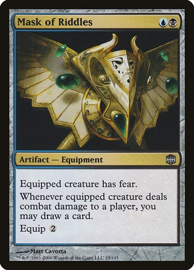Mask of Riddles (ARB) #25 Uncommon (Lightly Played) Alara Reborn Magic: The Gathering: 2009