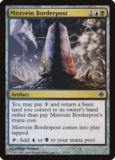 Mistvein Borderpost (ARB) #27 Common Alara Reborn Magic: The Gathering: 2009