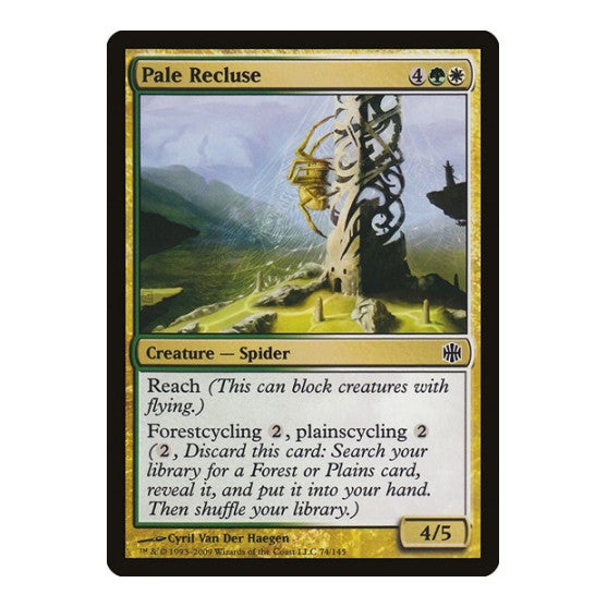 Pale Recluse (ARB) #74 Common (Damaged) Alara Reborn Magic: The Gathering: 2009