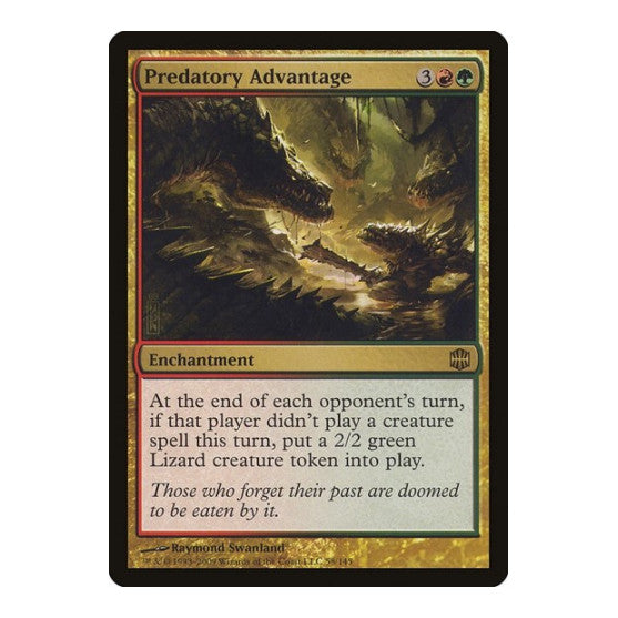 Predatory Advantage (ARB) #58 Rare Alara Reborn Magic: The Gathering: 2009