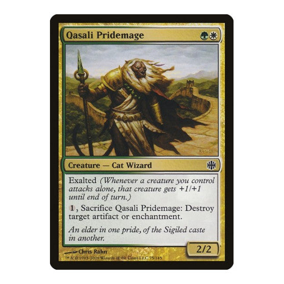 Qasali Pridemage (ARB) #75 Common (Moderately Played) Alara Reborn Magic: The Gathering: 2009