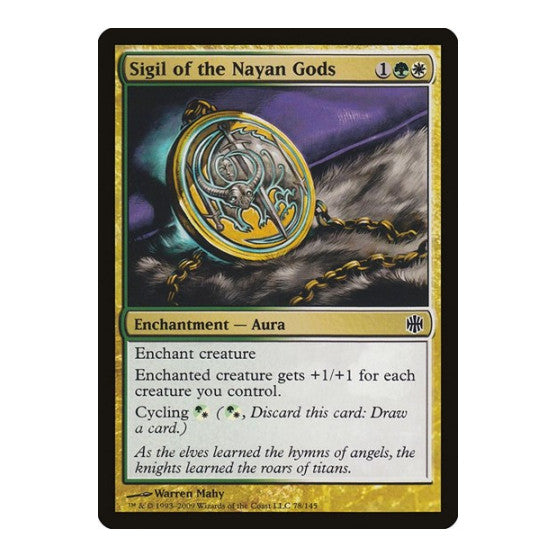 Sigil of the Nayan Gods (ARB) #78 Common Alara Reborn Magic: The Gathering: 2009
