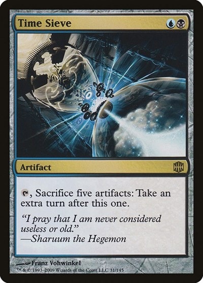 Time Sieve (ARB) #31 Rare (Heavily Played) Alara Reborn Magic: The Gathering: 2009