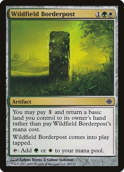 Wildfield Borderpost (ARB) #80 Common Alara Reborn Magic: The Gathering: 2009