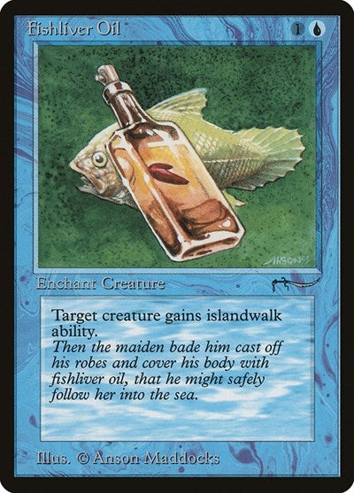 Fishliver Oil (ARN) #13 Common (Lightly Played) Arabian Nights Magic: 1993