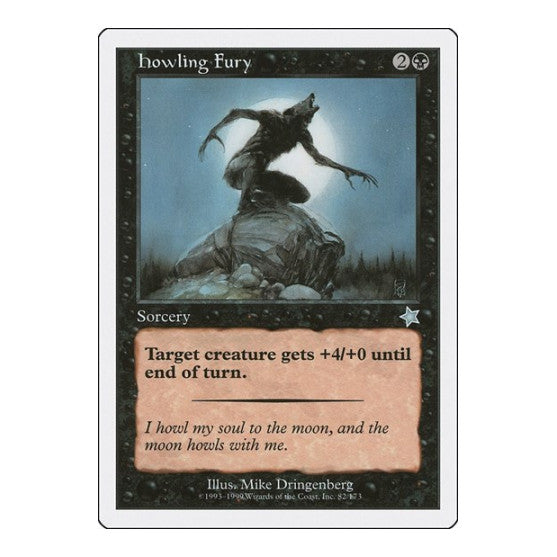 Howling Fury (S99) #82 Uncommon (Heavily Played) Starter 1999 Magic: The Gathering: 1999