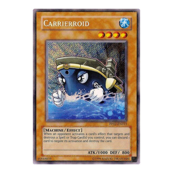 Carrierroid (PP02) #PP02-EN015 Secret Rare (Unlimited Near Mint) Premium Pack 2 YuGiOh: 2008