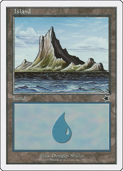Island 158 (S99) #158 Land (Heavily Played) Starter 1999 Magic: 1999