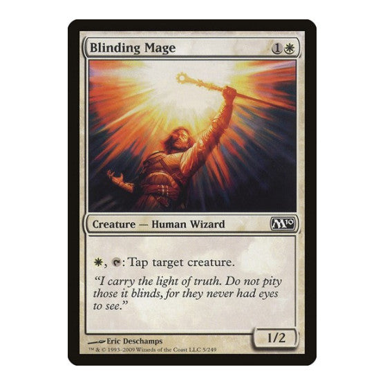 Blinding Mage (M10) #5 Common Magic 2010 (M10) Magic: The Gathering: 2009