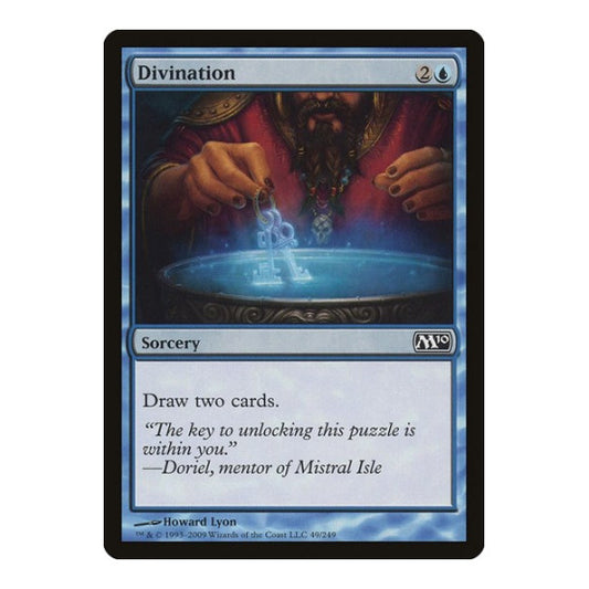Divination (M10) #49 Common (Lightly Played) Magic 2010 (M10) Magic: The Gathering: 2009