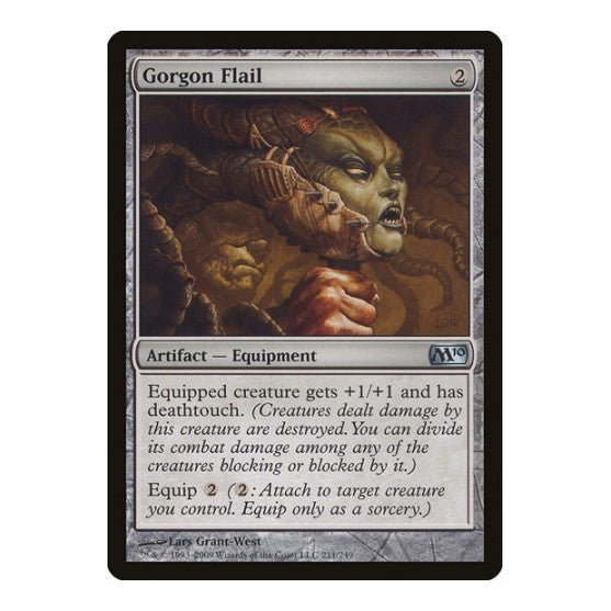 Gorgon Flail (M10) #211 Uncommon (Lightly Played) Magic 2010 (M10) Magic: The Gathering: 2009