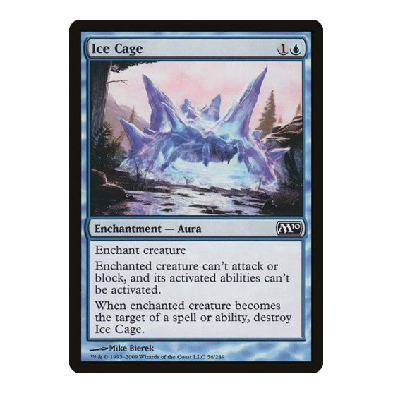 Ice Cage (M10) #56 Common (Lightly Played) Magic 2010 (M10) Magic: The Gathering: 2009