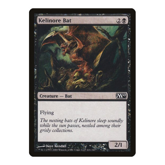 Kelinore Bat (M10) #101 Common (Lightly Played) Magic 2010 (M10) Magic: The Gathering: 2009