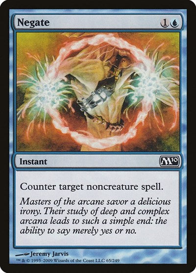 Negate (M10) #65 Common (Moderately Played) Magic 2010 (M10) Magic: The Gathering: 2009