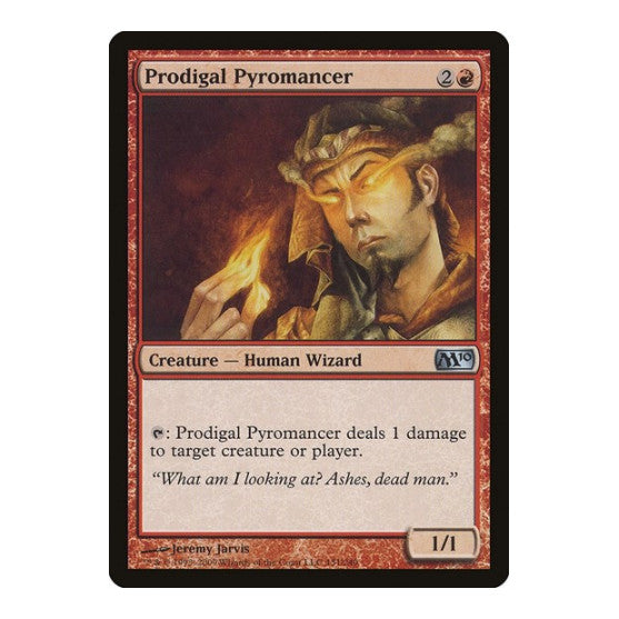 Prodigal Pyromancer (M10) #151 Uncommon (Lightly Played) Magic 2010 (M10) Magic: The Gathering: 2009