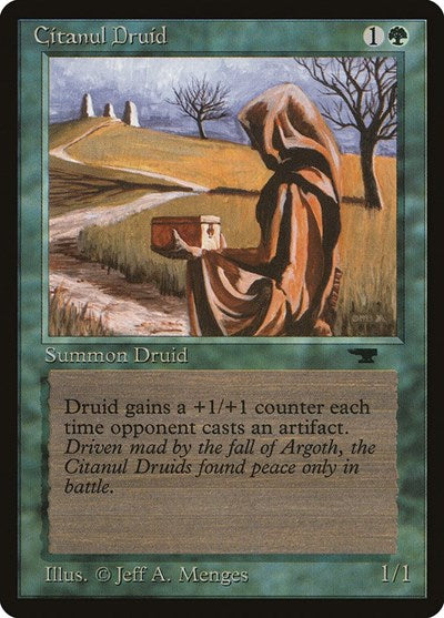 Citanul Druid (ATQ) #31 Uncommon (Heavily Played) Antiquities Magic: 1994